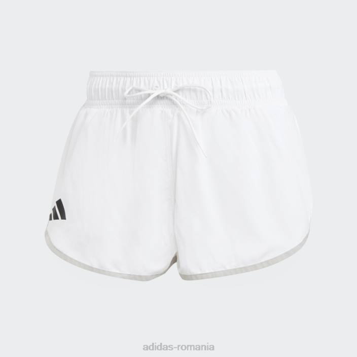 Adidas pantaloni scurți de tenis club alb fashion femei alb 2JBN10049
