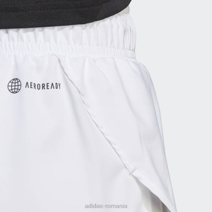 Adidas pantaloni scurți de tenis club alb fashion femei alb 2JBN10049