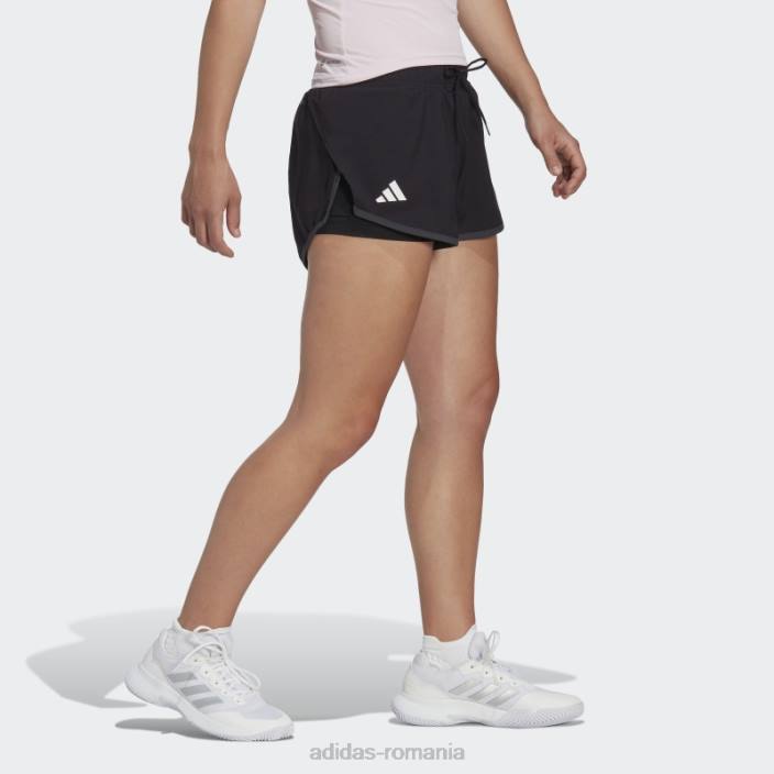 Adidas pantaloni scurți de tenis club negru fashion femei negru 2JBN10014