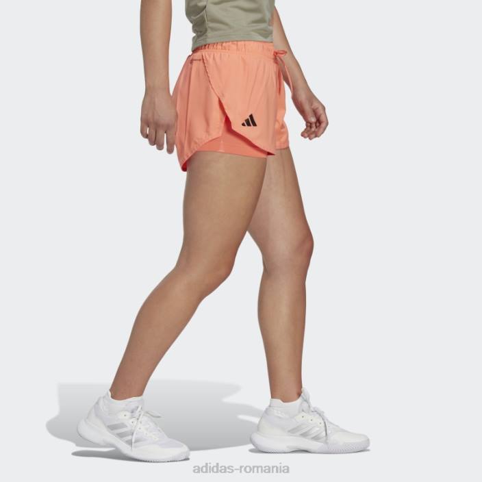 Adidas pantaloni scurți de tenis coral club adidas femei coral 2JBN10131