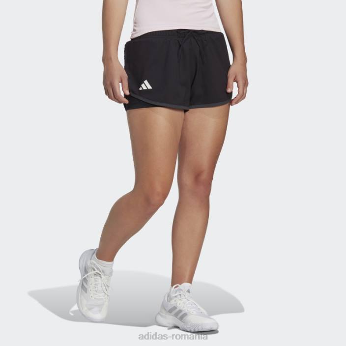 Adidas pantaloni scurți de tenis de club negru adidas femei negru 2JBN16890