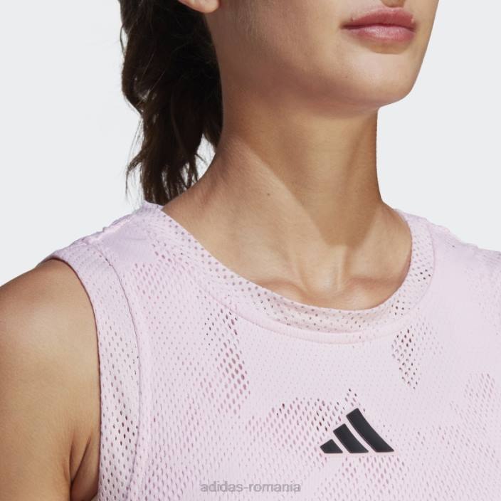 Adidas top adidas de meci de tenis, roz melbourne femei roz 2JBN9903