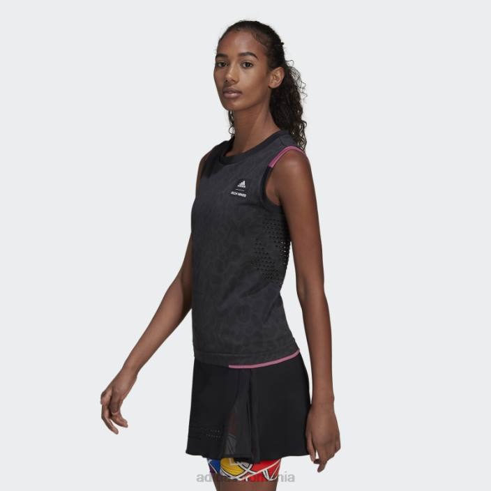 Adidas top negru bogat mnisi tenis primeknit femei negru 2JBN3136