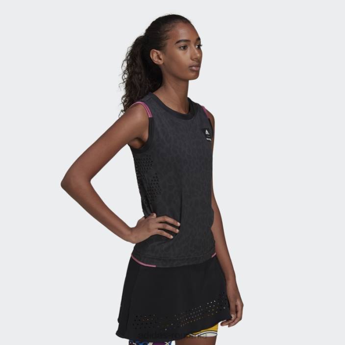 Adidas top negru bogat mnisi tenis primeknit femei negru 2JBN3136