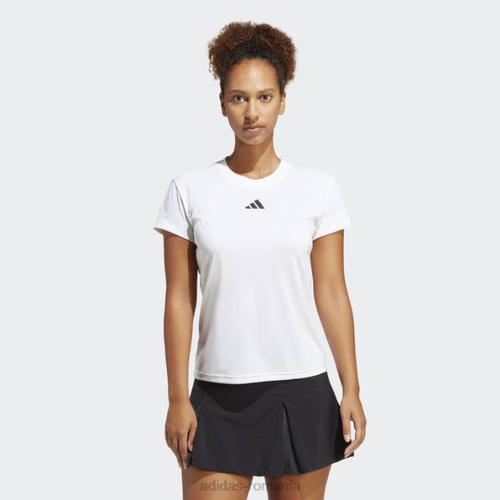 Adidas tricou alb de tenis freelift femei alb 2JBN17068