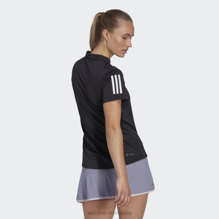 Adidas tricou polo negru club de tenis femei negru 2JBN2405