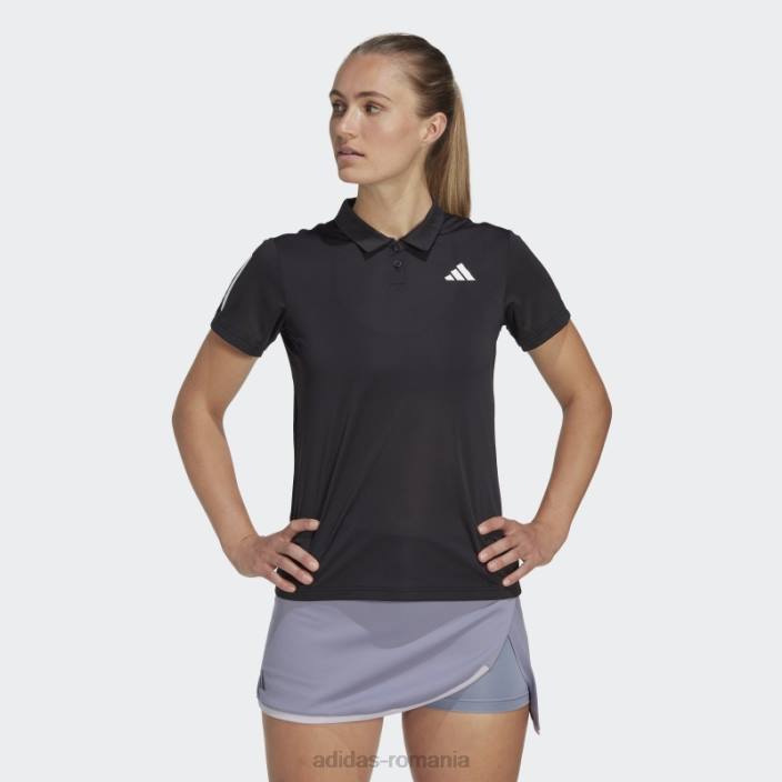 Adidas tricou polo negru club de tenis femei negru 2JBN2405