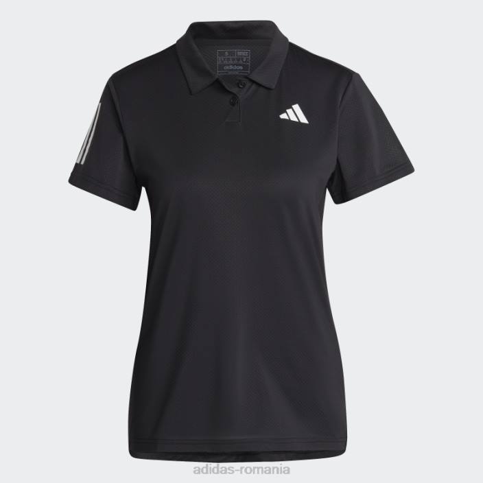 Adidas tricou polo negru club de tenis femei negru 2JBN2405
