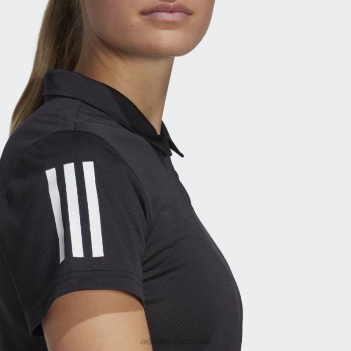 Adidas tricou polo negru club de tenis femei negru 2JBN2405
