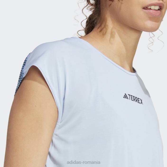 Adidas Terrex agravic pro trail running top blue Dawn femei albastru zori/oțel 2JBN10166