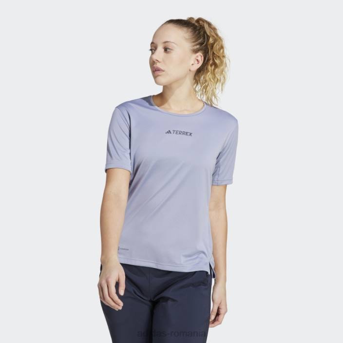 Adidas Terrex multi tee silver violet femei violet argintiu 2JBN9950