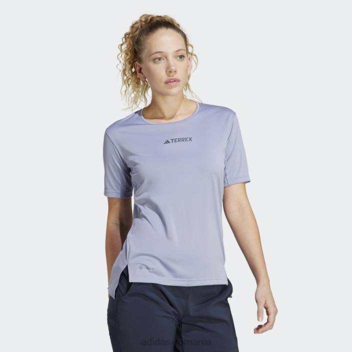 Adidas Terrex multi tee silver violet femei violet argintiu 2JBN9950