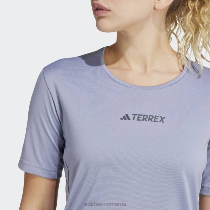 Adidas Terrex multi tee silver violet femei violet argintiu 2JBN9950