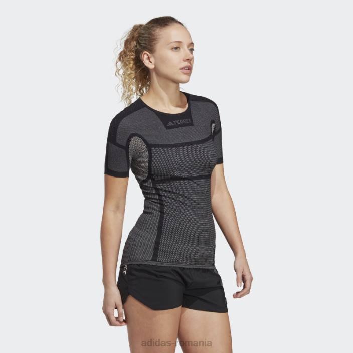 Adidas Tricou de bază cu mânecă scurtă negru Terrex drynamo femei alb negru 2JBN17399