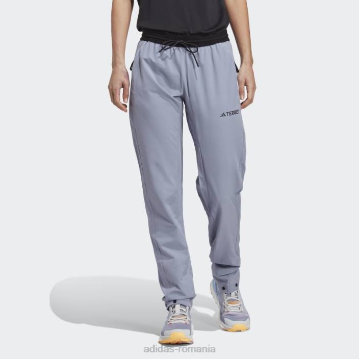 Adidas argintiu violet terrex liteflex pantaloni de trening drumeții femei violet argintiu 2JBN16996