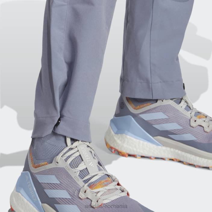 Adidas argintiu violet terrex liteflex pantaloni de trening drumeții femei violet argintiu 2JBN16996