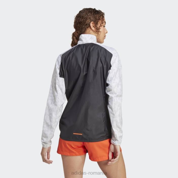 Adidas fashion terrex trail running windbreaker gri femei alb/gri 2JBN17027
