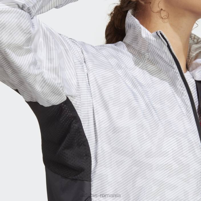 Adidas fashion terrex trail running windbreaker gri femei alb/gri 2JBN17027