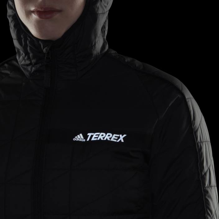 Adidas geacă cu glugă izolată terrex neagră adidas femei negru 2JBN17334