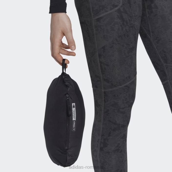 Adidas geacă cu glugă izolată terrex neagră adidas femei negru 2JBN17334