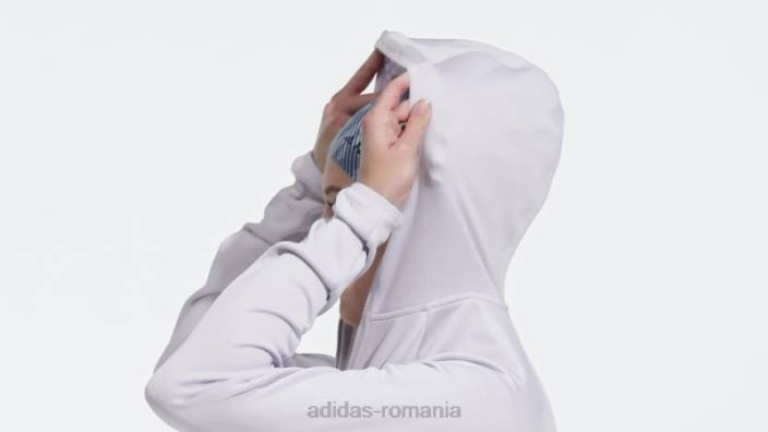 Adidas geacă de drumeție cu glugă argintie terrex tech flooce light adidas femei zori argintii 2JBN16911
