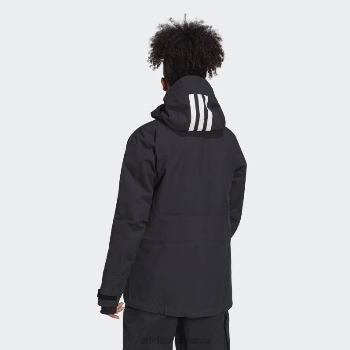 Adidas geacă de zăpadă nailon post-consum terrex 3l neagră femei negru 2JBN17498