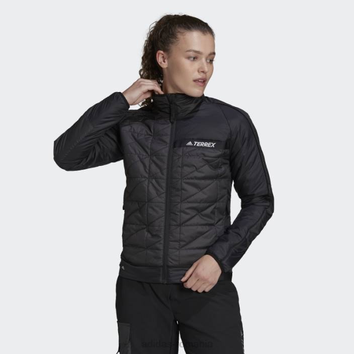 Adidas geacă neagră izolată multisintetic terrex femei negru 2JBN17368