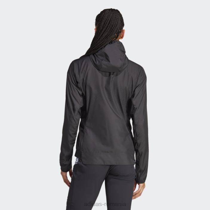 Adidas geaca de vant neagra terrex xperior windweave femei negru 2JBN17080