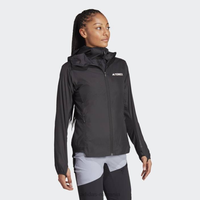 Adidas geaca de vant neagra terrex xperior windweave femei negru 2JBN17080