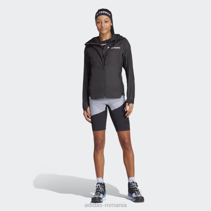 Adidas geaca de vant neagra terrex xperior windweave femei negru 2JBN17080