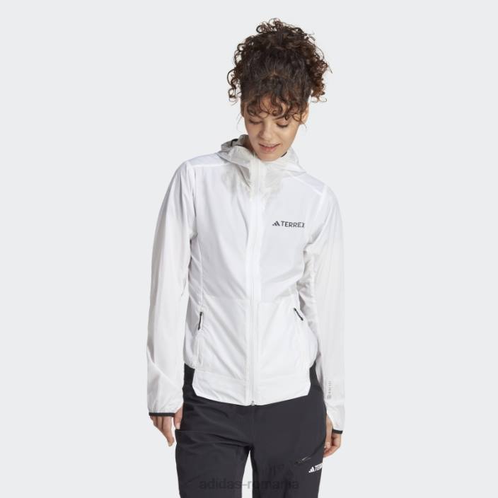 Adidas geaca de vant terrex xperior windweave alba femei alb 2JBN17108