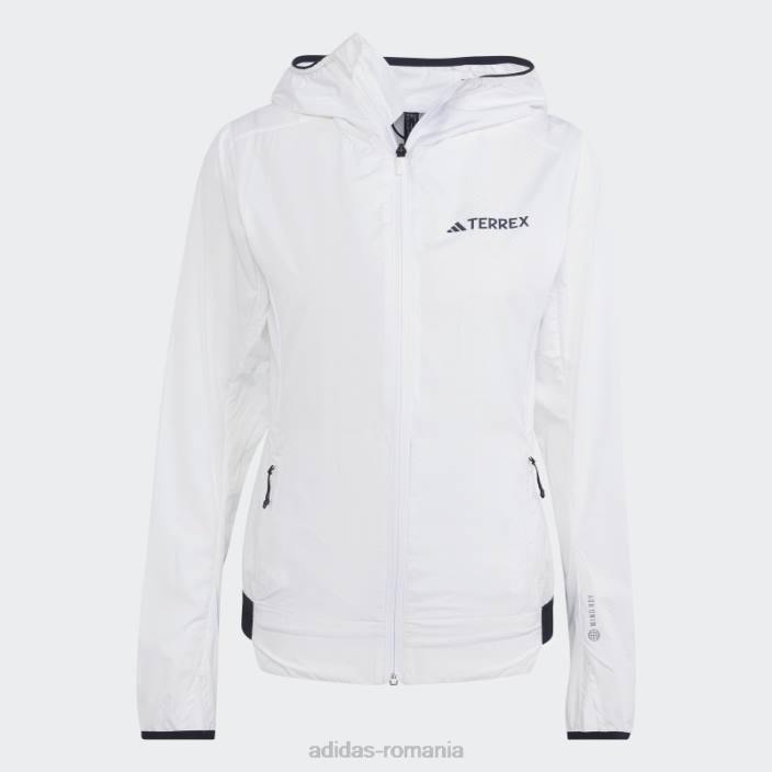 Adidas geaca de vant terrex xperior windweave alba femei alb 2JBN17108