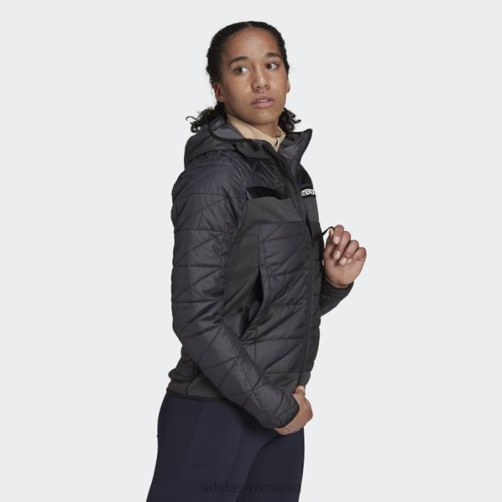 Adidas geaca izolatoare terrex multi primegreen hibrid neagra femei negru 2JBN17102