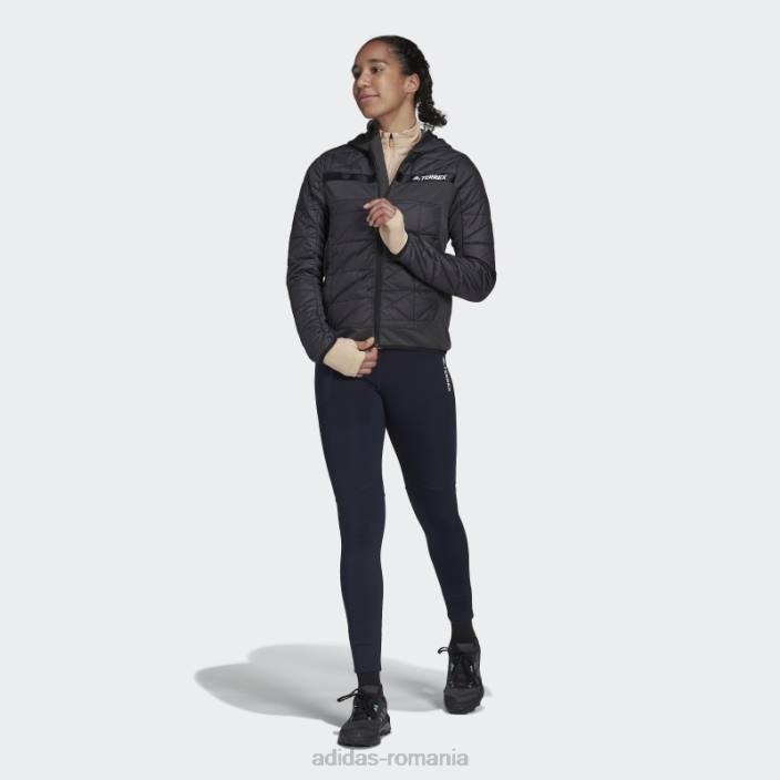 Adidas geaca izolatoare terrex multi primegreen hibrid neagra femei negru 2JBN17102