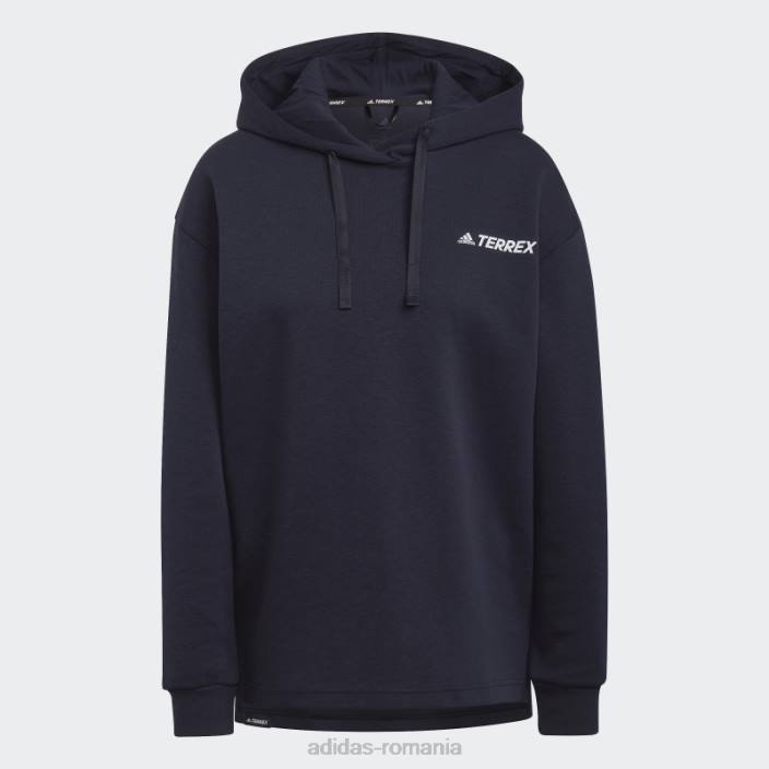 Adidas hanorac ink terrex cu logo grafic femei cerneală 2JBN17164