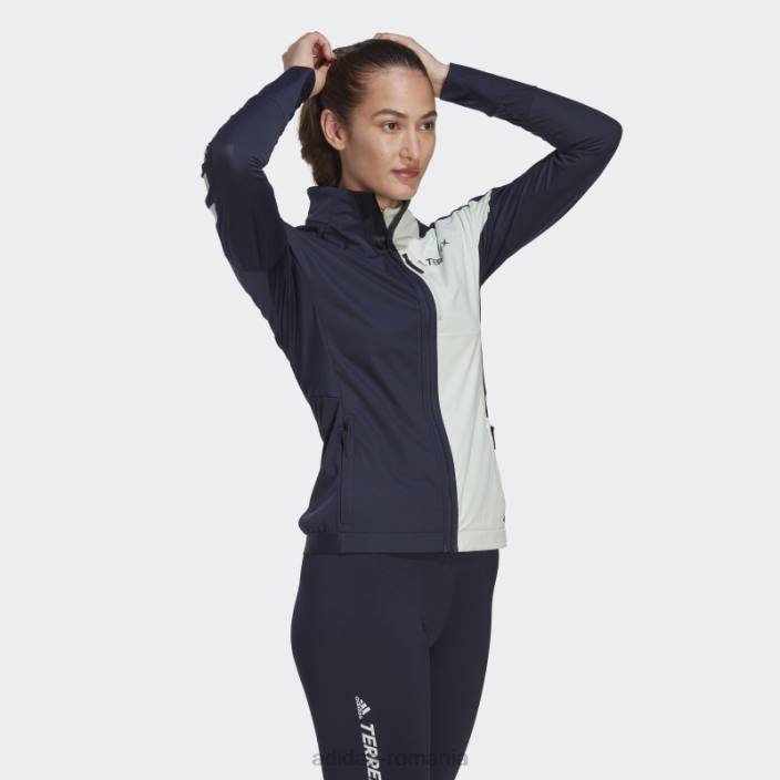 Adidas hot terrex xperior jachetă soft shell schi fond verde femei cerneală/verde 2JBN17277