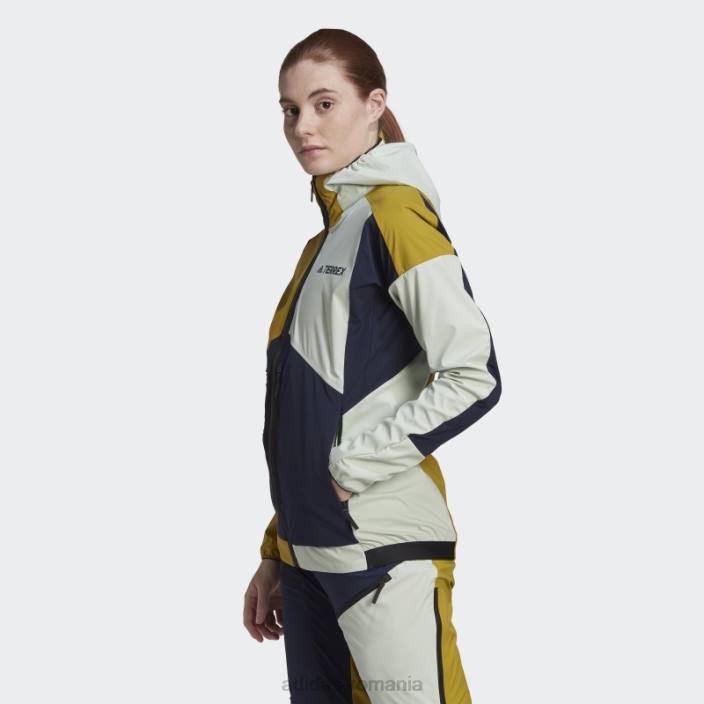 Adidas jachetă de schi turing olive terrex skyclimb gore soft shell femei măsline/cerneală/verde 2JBN17248