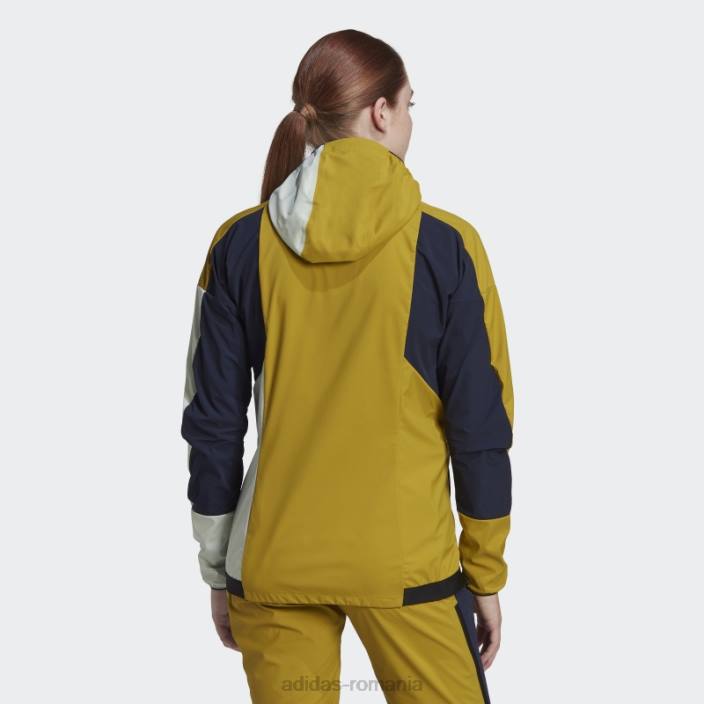 Adidas jachetă de schi turing olive terrex skyclimb gore soft shell femei măsline/cerneală/verde 2JBN17248