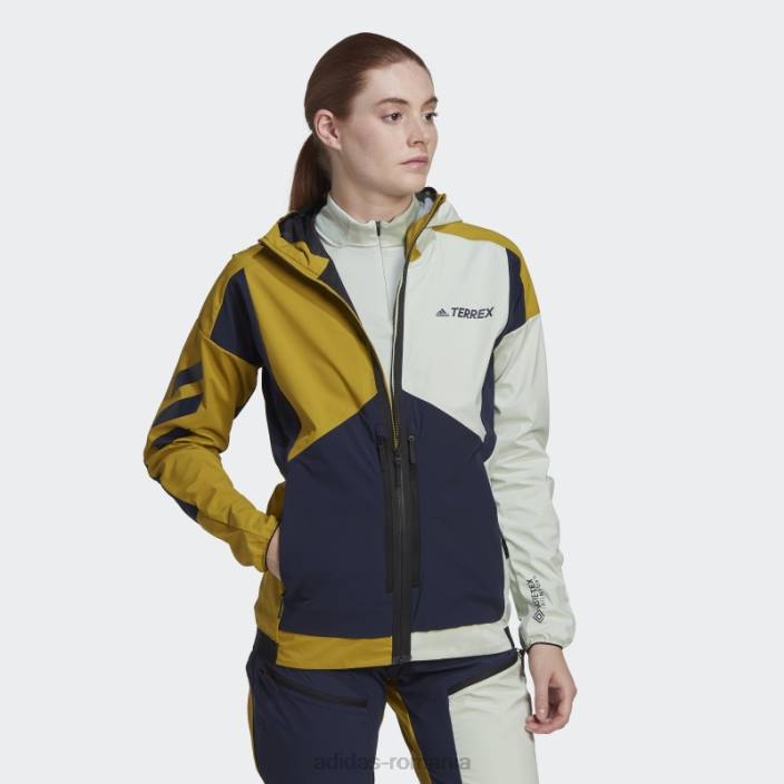 Adidas jachetă de schi turing olive terrex skyclimb gore soft shell femei măsline/cerneală/verde 2JBN17248