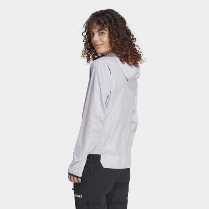 Adidas jachetă de vânt argintiu terrex xperior windweave femei zori argintii 2JBN17021