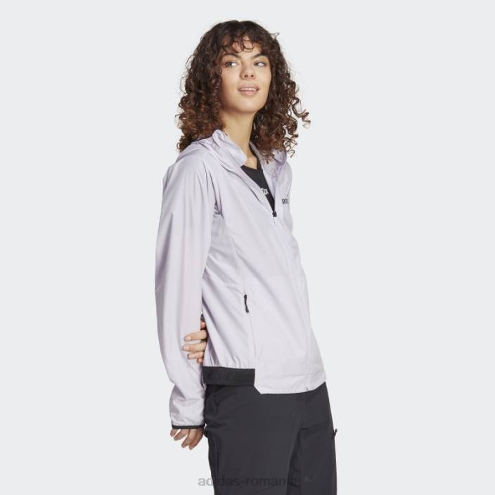 Adidas jachetă de vânt argintiu terrex xperior windweave femei zori argintii 2JBN17021