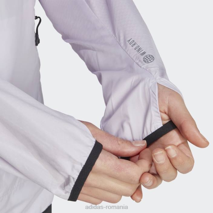 Adidas jachetă de vânt argintiu terrex xperior windweave femei zori argintii 2JBN17021