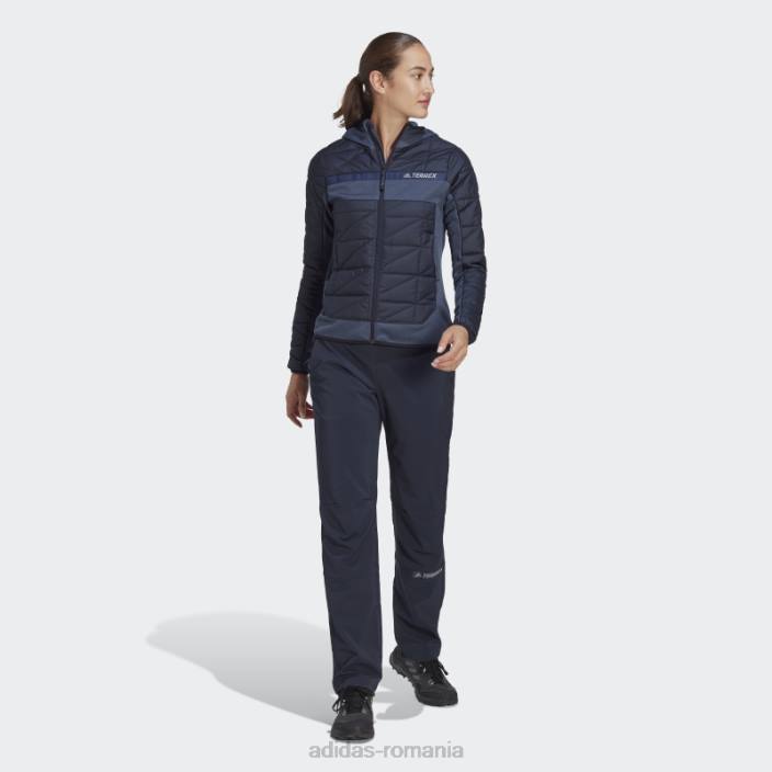 Adidas jachetă izolată hibrid ink terrex multi primegreen femei cerneală 2JBN16588