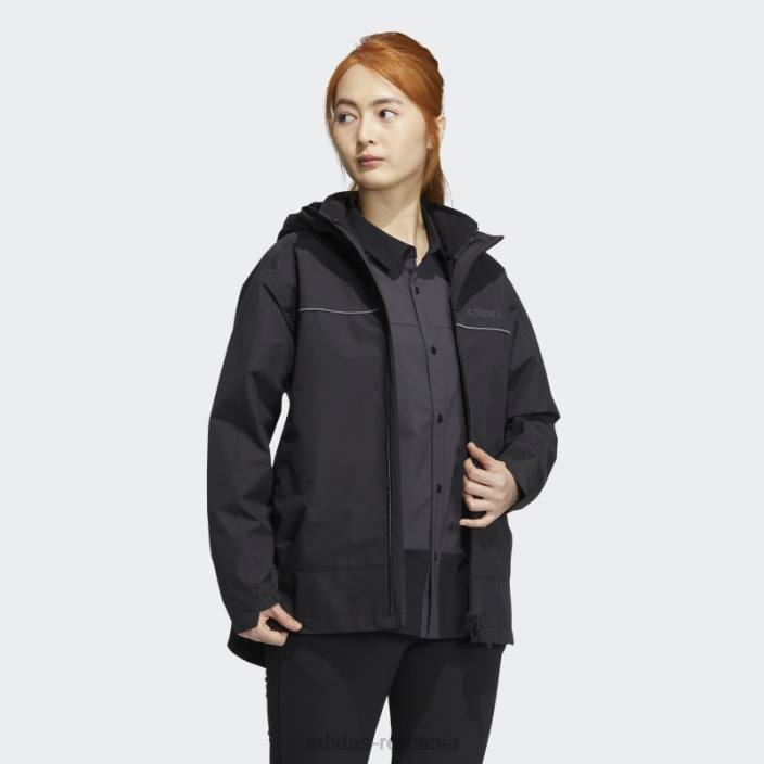 Adidas jachetă utilitas 3 în 1 negru adidas femei negru 2JBN17220