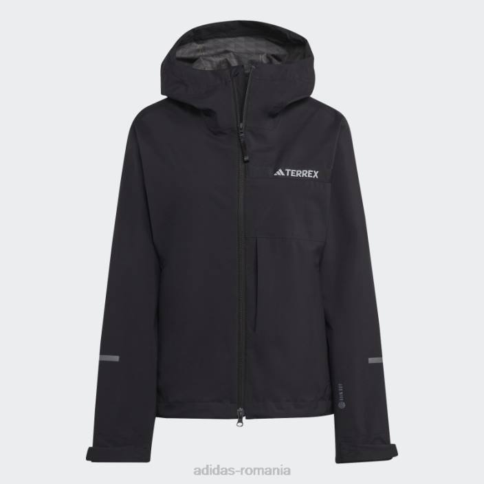 Adidas jacheta de ploaie neagra terrex multi rain.rdy 2.5 straturi adidas femei negru 2JBN10197