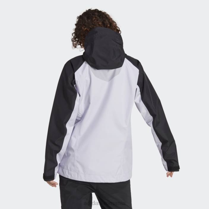 Adidas jacheta de ploaie silver dawn terrex xperior gore-tex paclite adidas femei zori argintii/negru 2JBN17067
