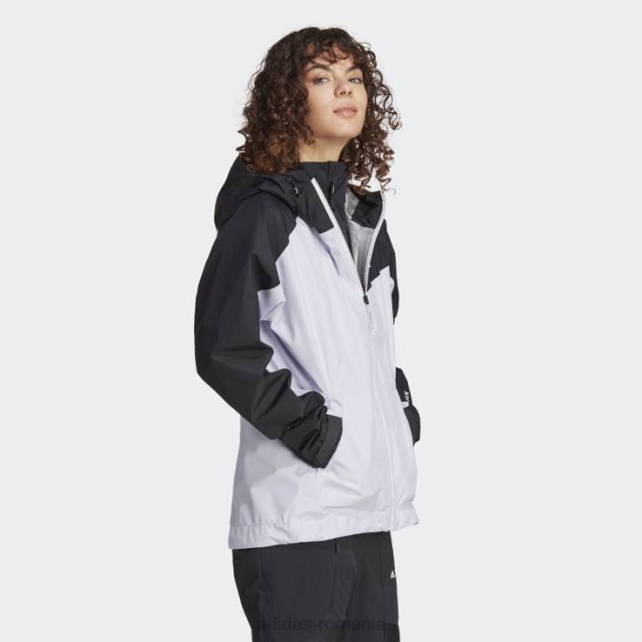 Adidas jacheta de ploaie silver dawn terrex xperior gore-tex paclite adidas femei zori argintii/negru 2JBN17067