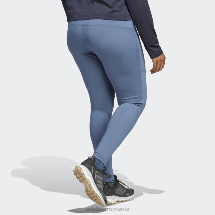 Adidas jambiere multiple din oțel terrex (plus mărime) femei oţel 2JBN17296