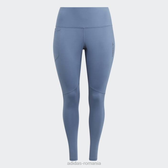 Adidas jambiere multiple din oțel terrex (plus mărime) femei oţel 2JBN17296