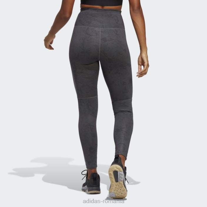 Adidas leggings terrex multi cu imprimeu gri femei gri 2JBN10040